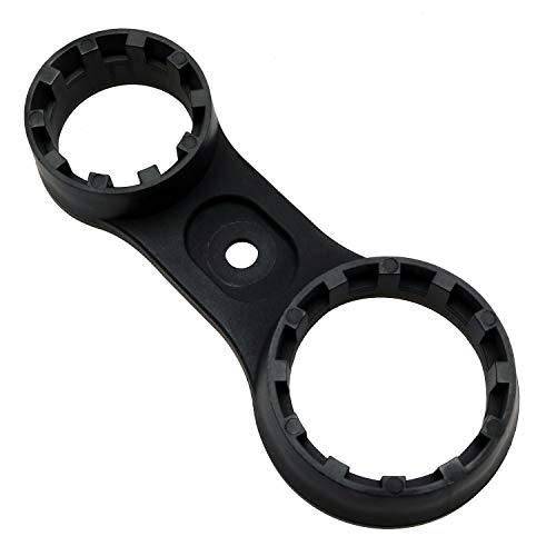Longdex Bicycle Wrench Plastic Double Head Front Fork Repair Spanner Remover Repair Tool for SR Suntour XCT XCM XCR