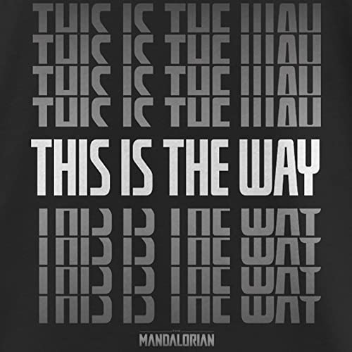 The Mandalorian Girl's Star Wars This is The Way Repeated Quote T-Shirt2