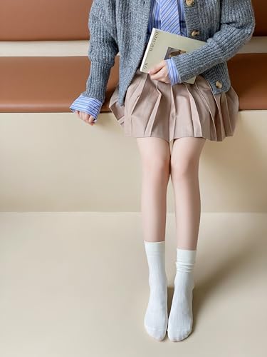 Women's Crew Socks, Cotton Socks for daily wear & formal wear, Black-White, Breathable Comfort4