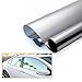 OTOLIMAN One Way Uncut Roll Window Tint Film Mirror Privacy UV Reflective Car Home Office Glass Scratch Resistant Film,for Privacy and Heat Reduction (Silver, 20