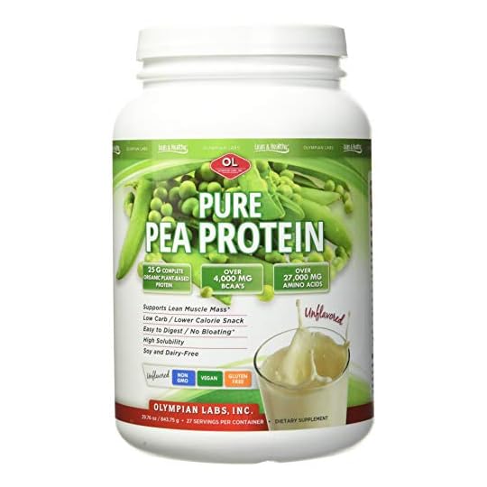 Olympian Labs Plant Based Pea Protein Powder, Unflavored 25g of