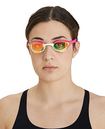 Image of ARENA Unisex Cobra Ultra Swipe Racing Swim Goggles Anti-fog Technology Polycarbonate Hard Lens