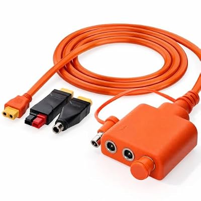 MUJURUR Solar Panel Connector for Jackery SolarSaga Panels - Series Connection for Up to 3 Solar Panels, Fast Charging for Jackery/EcoFlow/Anker/Bluetti Portable Power Stations