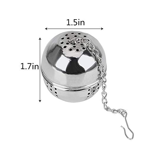 2Pc Stainless Steel Ball Shape Tea Infuser Ball Tea Infuser Tea Leaf Filter With Handles Filter Tea #TOP4