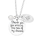 O.RIYA Mother in Law Gifts From Daughter / Son in Law Necklace ; Thank You for Raising the Man of My Dreams Necklace with Family Tree Charm (White)