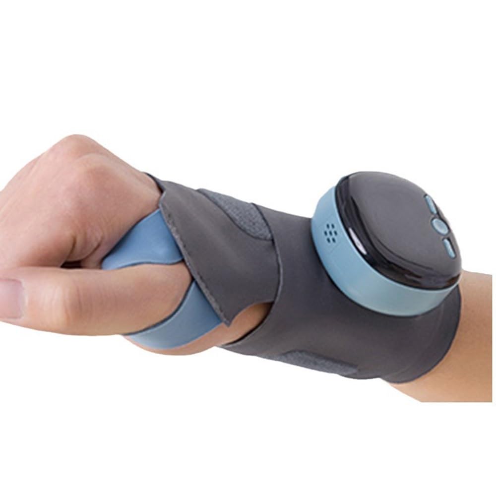 Muñequera, muñequera de masaje eléctrico, férula de soporte de muñeca, compresión caliente ajustable de temperatura, alivia el dolor de muñeca, esguinces, tendinitis y dolor en las articulaciones