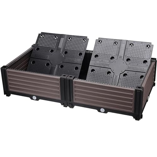 Jardineras elevadas contra suelo pobre con 20 cm para hortalizas 4