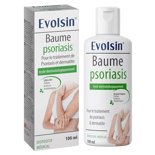 GAGNANT COMPARATIF: Evolsin® Psoriasis Crème I Soulagement efficace grâce à un mode d'action breveté unique I Apaise les peaux irritées, démangeaisons,...