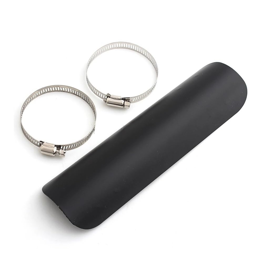 Silenziatore di Scarico Moto Tubo Copri Scudo Termico Protezione Tallone Copri Tubo Protezione Scudo Termico Foglio Termico per H&Arley Protezione Scarico