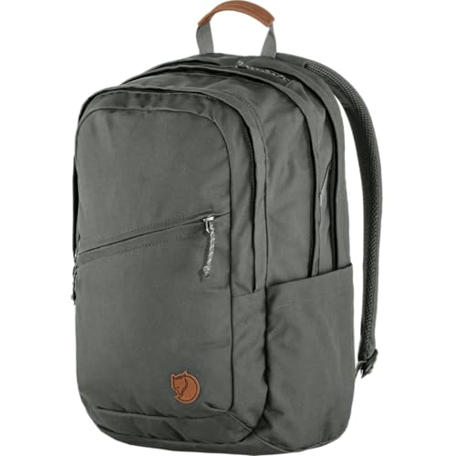 Image of Fjallraven Raven 28 Backpack - Multi-Pocket Organization, Padded Support, Durable Fabric - Commuting, Travel, Basalt