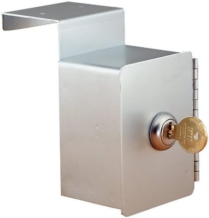 STEELMASTER Door Mounted Key Box, Keyed Alike, 2.5 x 3.25 x 2 Inches, Gray (201985101)