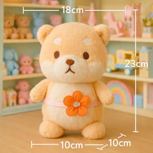 Image of Cute Plush Toy for Kids | | Soft Toys | Birthday Gift for Girls /Wife, Boyfriend /Husband, Soft Toys for Girls, Baby Toy (Random Color) Pack of 1 (Brown Bear Toy)