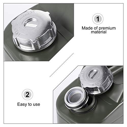 FAVOMOTO Automóvel Sobressalente Barril de Óleo Antiestático Portátil Vertical Espessado Barril de Ó