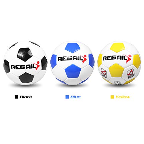 Bola de futebol, Andoer Bola de futebol padrão tamanho 4 oficial bolas de futebol PU bola de treinam