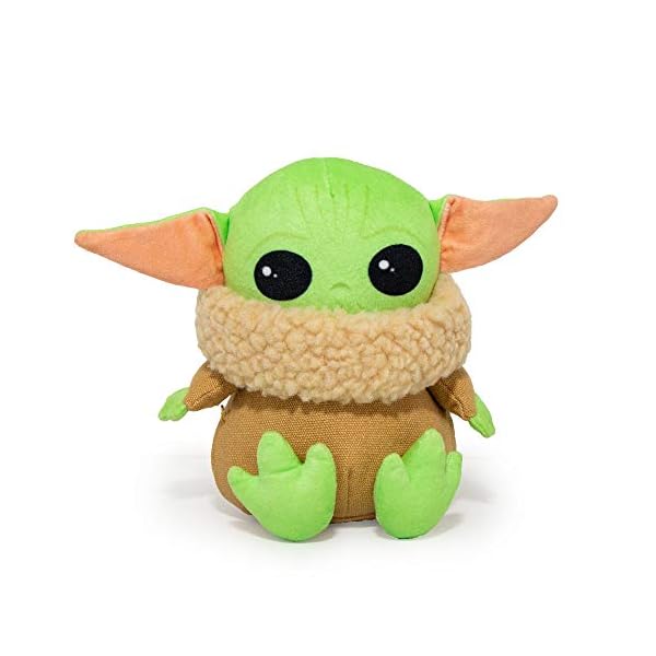 Buckle-Down Dog Toy, Mandalorian, Plush Squeaker Star Wars The Child Sitting Pose, Baby yoda, 8″ x 8″ (DTPT-SWBIF) for All Breed Sizes Buckle-Down Dog Toy, Mandalorian, Plush Squeaker Star Wars The Child Sitting Pose, Baby yoda, 8″ x 8″ (DTPT-SWBIF) for All Breed Sizes