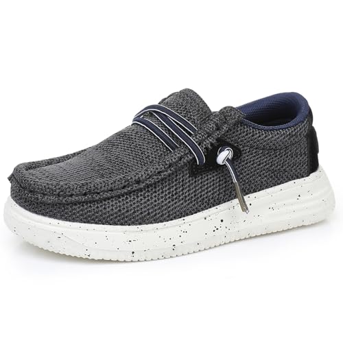 Ahannie Boys Girls Loafers Toddler Kids Slip On Casual Mesh Shoes(Toddler/Little Kid/Big Kid)