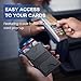 RUNBOX Slim Card Holder Wallet for Men, Minimalist RFID Blocking Wallet with Pop-Up Function, Ultra-Thin Design, Metal Business Card Cases holds 6+6 Cards, Gifts for Men, Men's Accessories