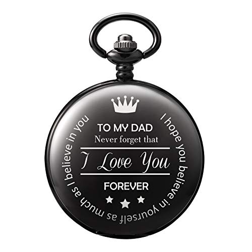 Montre de poche homme gousset mécanique cadeau anniversaire fête des pères