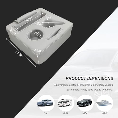 Portavasos universal para asiento trasero de carro miniatura 2