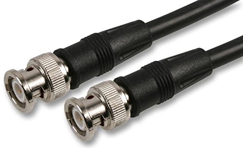 Pro Signal PSG03073 BNC Male to BNC Male RG59 Coaxial Lead, 0.25m, 75 Ohm, Black