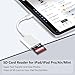 USB C SD Card Reader, USB 3.0 High Speed to SD Card Adapter for iPhone 15/16/17 Pro Max, Type C Camera Adapter Trail Viewer for iPhone 15/16/17, iPad MacBook/Air iMac/Samsung Galaxy Android