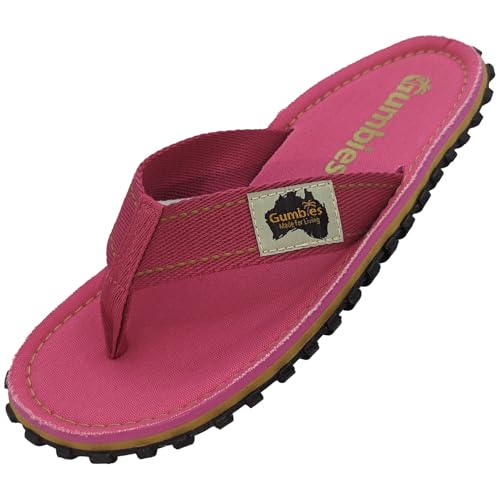 Gumbies Islander Flip-Flops | Unisex Classic Canvas Flip-Flops with Recycled Rubber Outsole & Cotton Footbed | Contoured, Lightweight & Everyday Comfortable