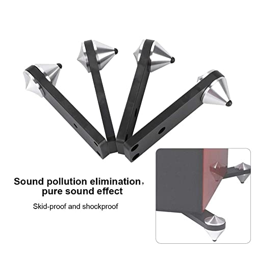 Caisson de haut-parleur support de pointe anti-choc combiné audio 4PCS