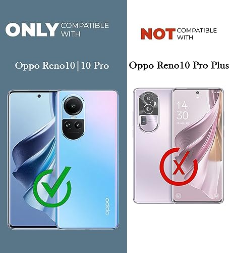 Image of Jkobi Back Cover Case for Oppo Reno 10 5G | Oppo Reno 10 Pro 5G (Shockproof with Polycarbonate Clear Panel | Professional Black)