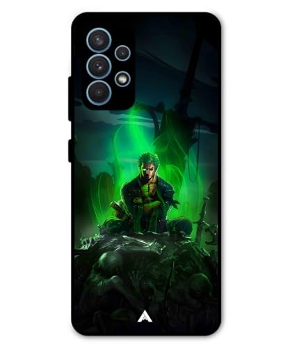 Image of Premium Anime 1 Case for Samsung Galaxy A32 4G (Glossy Finish) Soft-Touch Metal TPU Back Cover, Shockproof, Designer, Aesthetic Mobile Phone Case