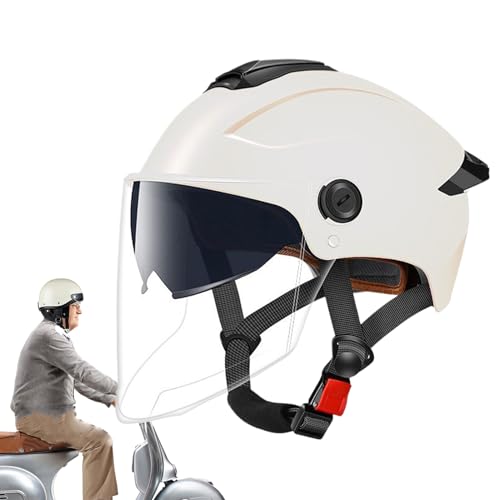 Casque de motocyclette adulte pour rouler en ville et sur route en été