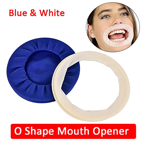 1PCS Mouth Retractors Dental Lip Cheek Retractor Mouth Lip Opener Mouth Piece for Dental Clinic or Funny Speaking Game，Blue