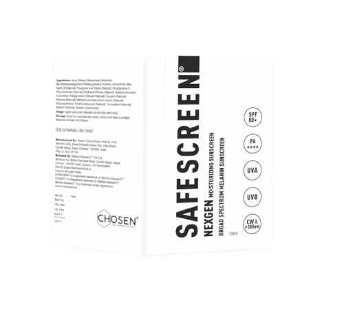 Image of CHOSEN NEXGEN SPF 60 PA++++ Moisturising Sunscreen | SAMPLE PACK |Broad Spectrum UV+IR+Blue Light Protection | Hydrating Dewy Finish | No White Cast | 10Hr Water-Resistant | Fragrance-Free | Sensitive Skin | 1.5ml