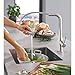 GROHE 30271DC0 Essence Dual Spray Pull-Out Kitchen Faucet Supersteel (Stainless Steel)