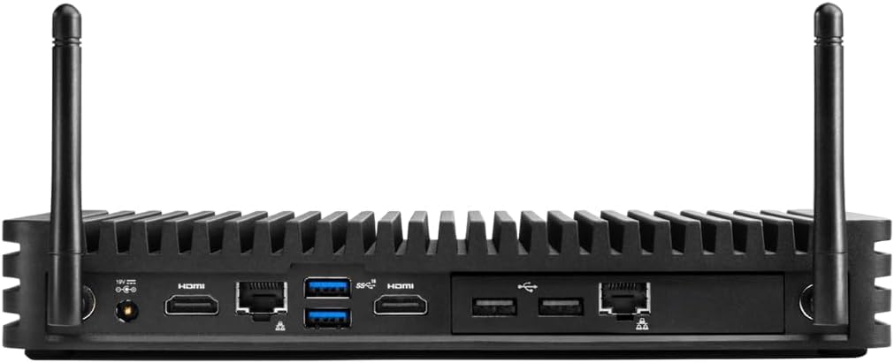 Intel BKCMCR1ABB NUC Computer industriale robusto telaio Element Dual LAN Fanless Mini PC Intel Core i5-8365U Processore, vPro Function, 8 GB DDR3 RAM, 512 GB SSD
