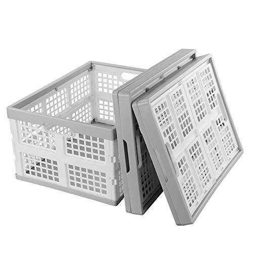 Callyne - Juego de 3 cestas de almacenamiento plegables, caja plegable apilable de 30 L
