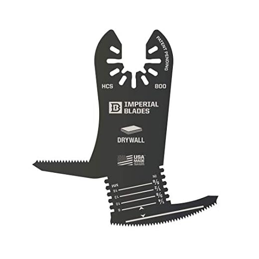 Imperial Blades IBOA800-1 One Fit 4-IN-1 Features Drywall Blade, 1PC