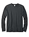 Men's 5.5 oz., 100% Organic Cotton Classic Long-Sleeve T-Shirt M CHARCOAL