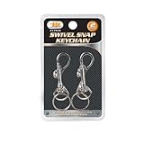IIT 17910 2Piece Pull-Apart Swivel Snap Keychain Set,