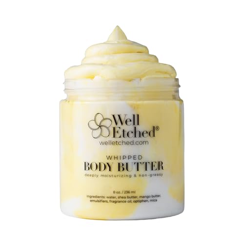 Lemon Meringue Body Butter | Handcrafted Non-greasy Whipped Shea &