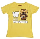 Star Wars W Is For Wookie Toddler T-shirt (4T, Light Yellow)