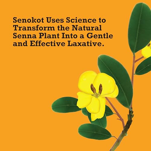 Image of Senokot Extra Strength Natural Vegetable Laxative for Gentle Overnight Relief Occasional Constipation, 72 Count