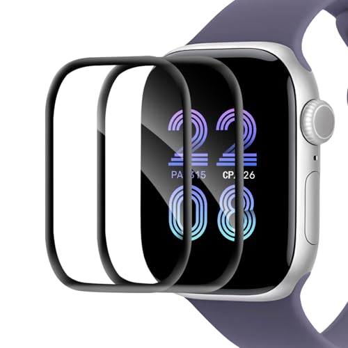 Bodyguard 2 Stück Schutzfolie für Panzerglas für Apple Watch Series 11 46mm Ultra-Klar Anti-Kratzer Bläschenfrei Apple Watch 46mm Glasschutzfolie Frei von Kratzern iWatch 11 46mm Displayschutzfolie