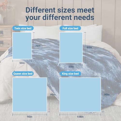 Image of Cooling Blanket for Hot Sleepers Throw Size 50 inchx70 inch, Summer Ice Cold Blanket Absorbs Heat to Keep Body Cool for Night Sweats, Lightweight Breathable Cold Blankets for Sleeping Bed & Sofa
