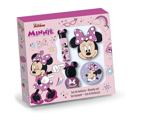 Set Belleza Minnie Compuesto por un Espejo, un Bálsamo Labial,un...