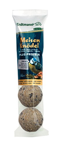 Erdtmanns 4 Meisenknödel Plus Protein ohne Netz (1 x 350 g)