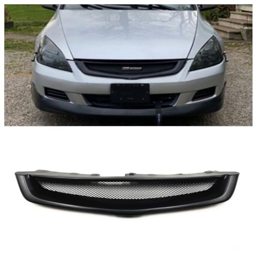 Front Bumper Hood Grill Grille Mesh Cover For Honda Accord 7th 4Door 2003-2005 2004