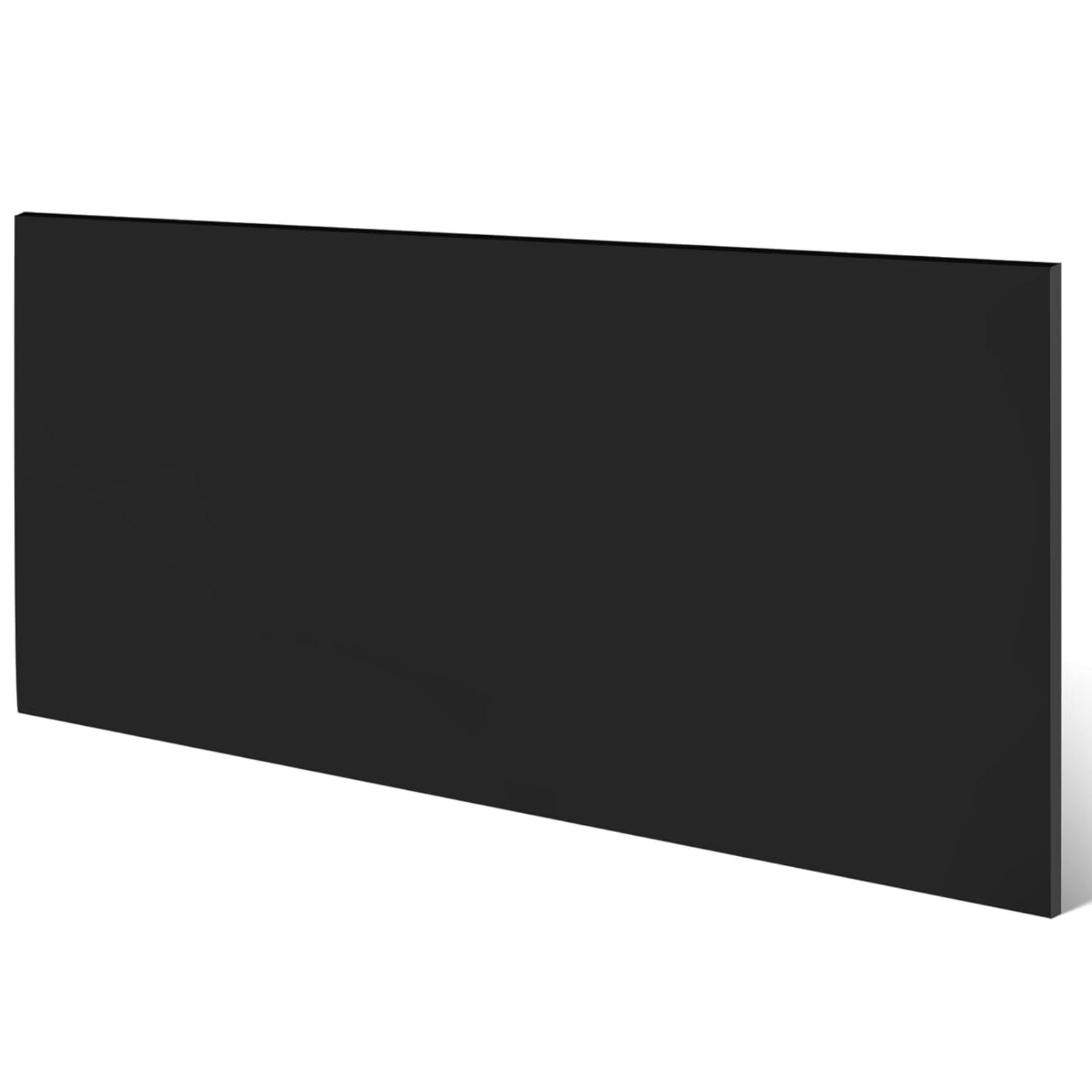 Sasylvia Hdpe Sheet, Hdpe Plastic Sheet Flexible High Density Polyethylene Cutting Board Solid Plastic Block for DIY Project for Machining Home(1/2" X 24'' X 36'',Black,1 Pcs) 24'' X 36'' Black 1