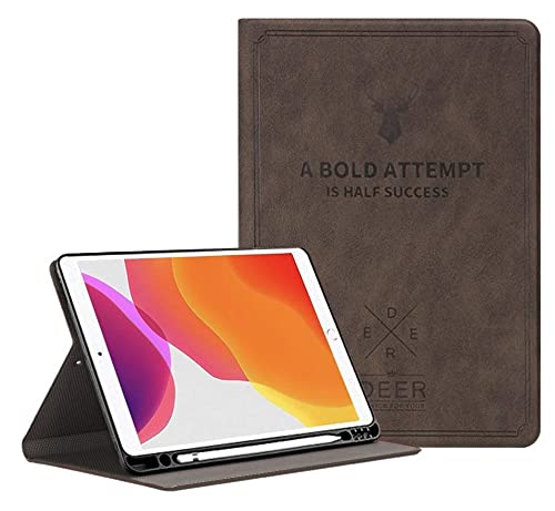 Image of MOCA Case for iPad Air 5 5th / Air 4 4th Generation Case 10.9'' 2022 /2020 [Soft Back /Pencil Holder] iPad A2588 /A2589 /A2591 /A2316 /A2324 /A2325 /A2072 Smart Stand Flip Cover Case, (F674)