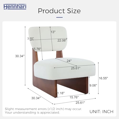 Sillón moderno sin brazos beige miniatura 2