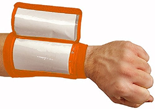 Martin New Single (1) Youth 3 Pocket Football Baseball Wrist Coach Many Colors Orange